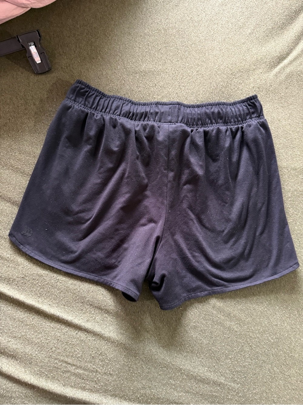 all in motion Women's Black Athletic Drawstring Shorts - Picture 3 of 4